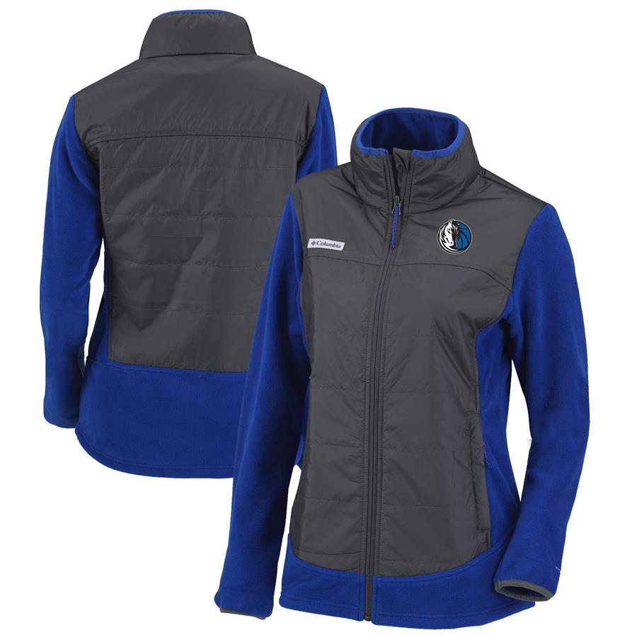Dallas Mavericks Columbia Women's Basin Butte Full-Zip Jacket - Blue