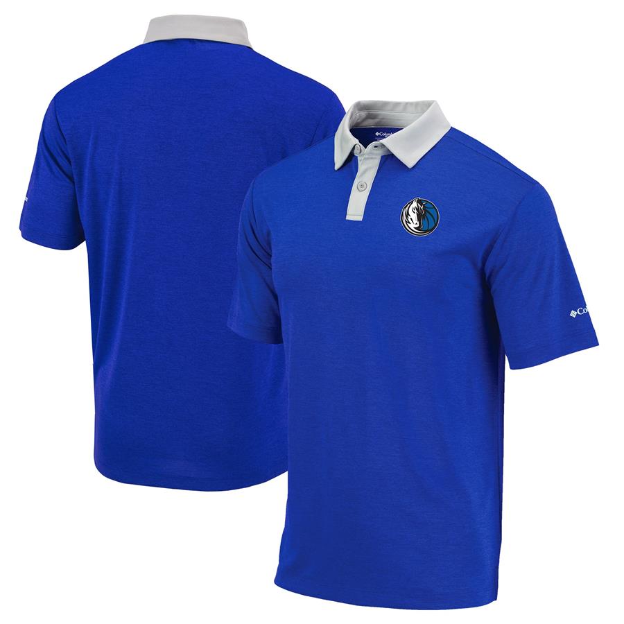 Dallas Mavericks Columbia Range Polo - Blue