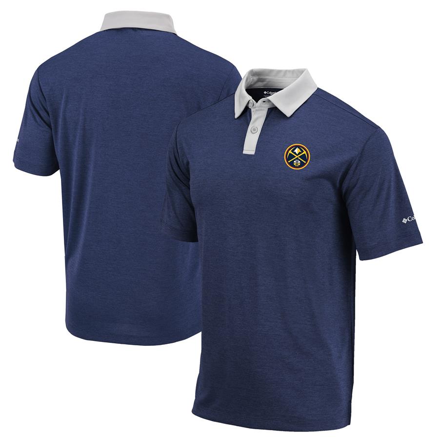 Denver Nuggets Columbia Range Polo - Navy
