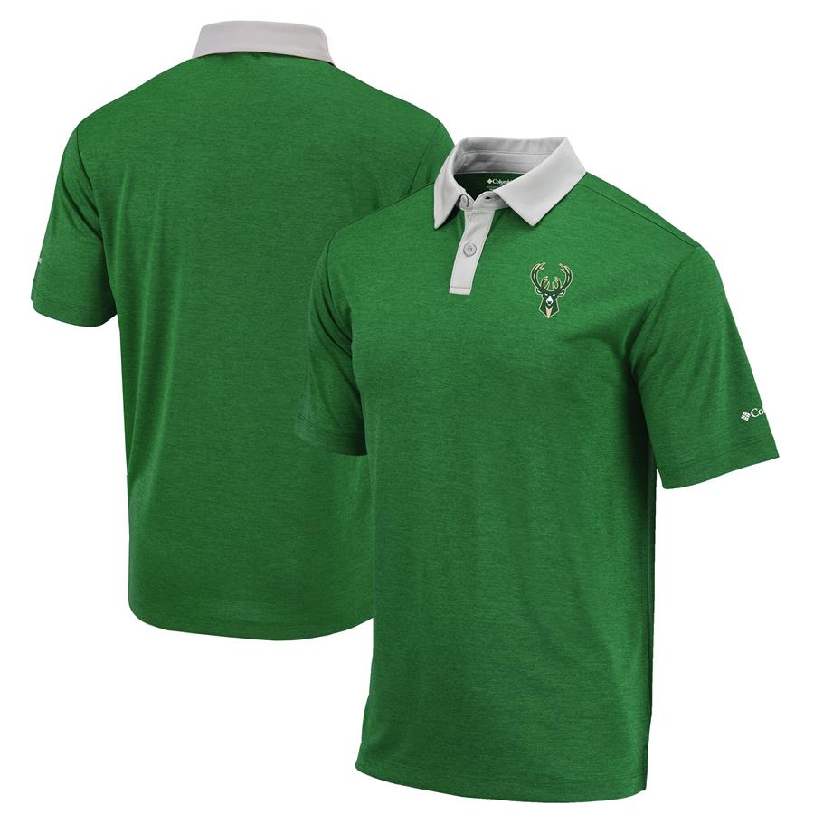 Milwaukee Bucks Columbia Range Polo - Green