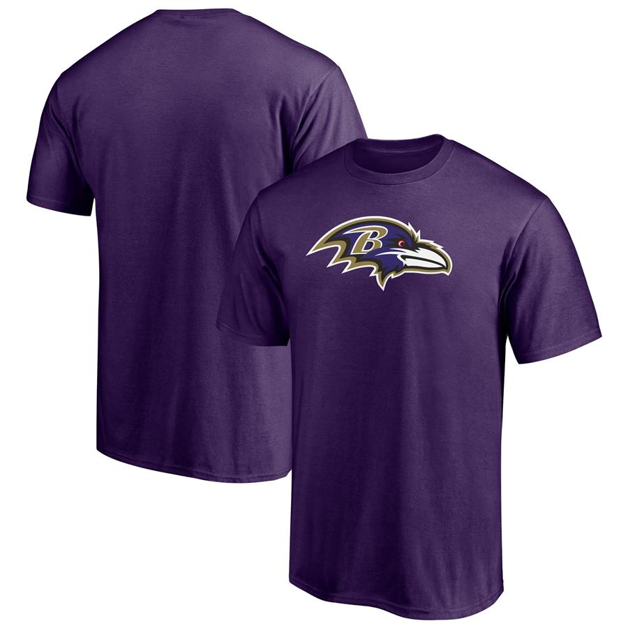 Baltimore Ravens Fanatics Branded Primary Team Logo T-Shirt - Purple