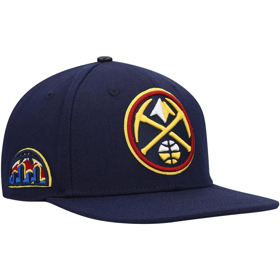 Denver Nuggets Pro Standard Team Logo Snapback Hat - Navy