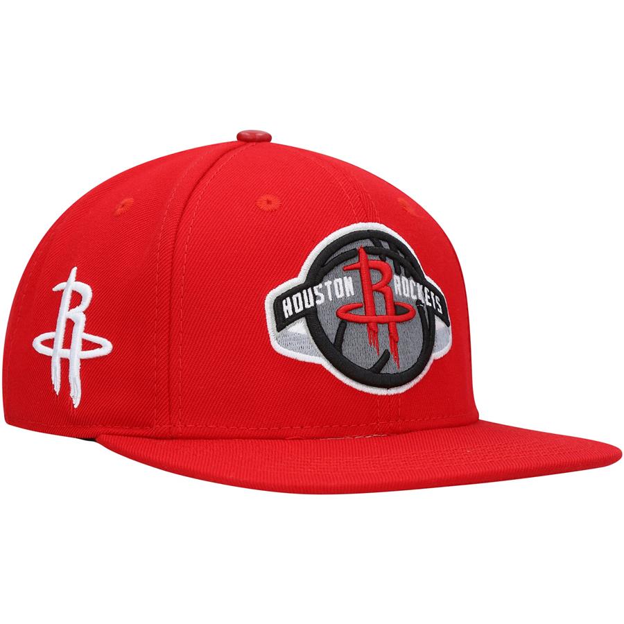Houston Rockets Pro Standard Team Logo Snapback Hat - Red