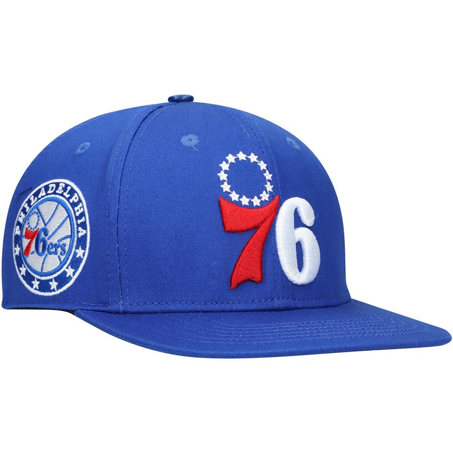 Philadelphia 76ers Pro Standard Team Logo Snapback Hat - Royal