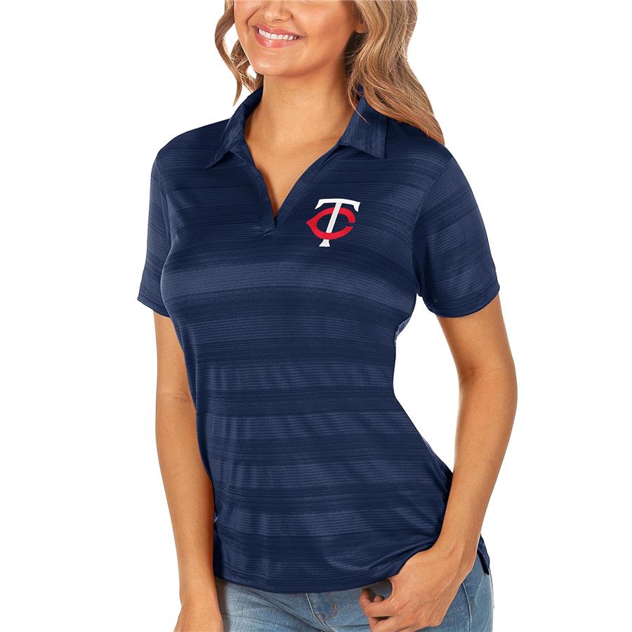 Женское поло Minnesota Twins Antigua Compass (тёмно-синий)