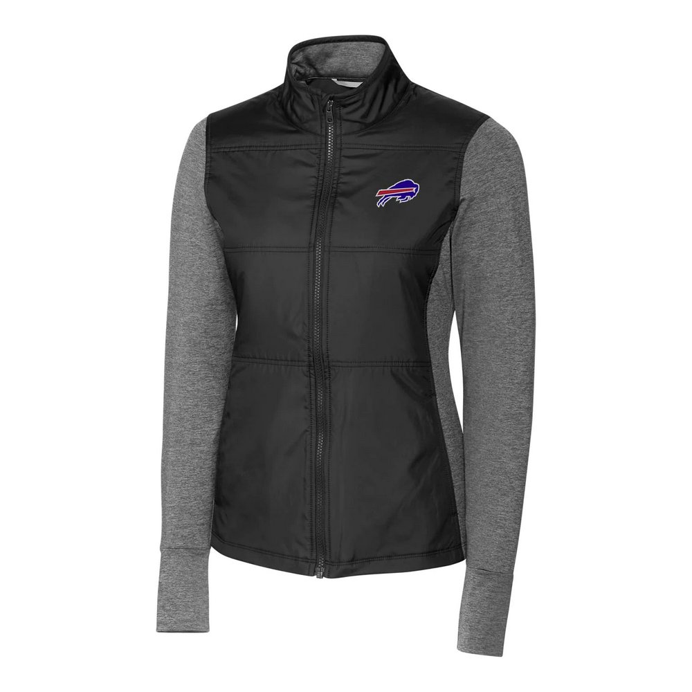 Buffalo Bills Cutter & Buck Women's Stealth Full-Zip Jacket - Black