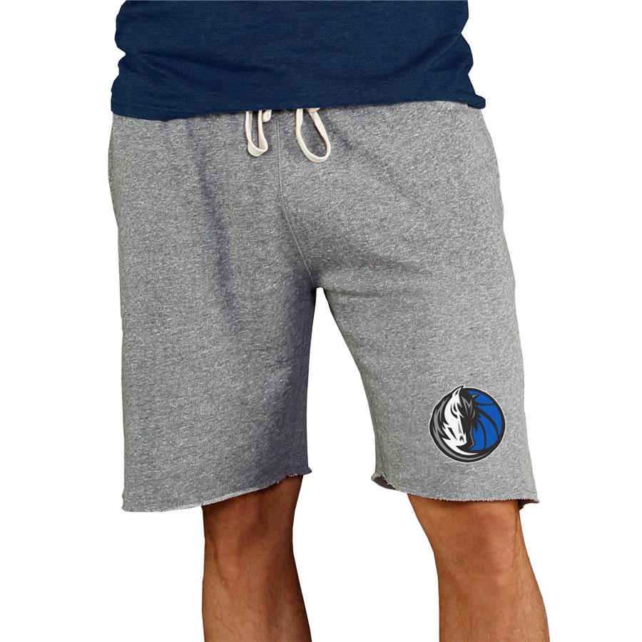 Dallas Mavericks Concepts Sport Mainstream Terry Shorts - Gray