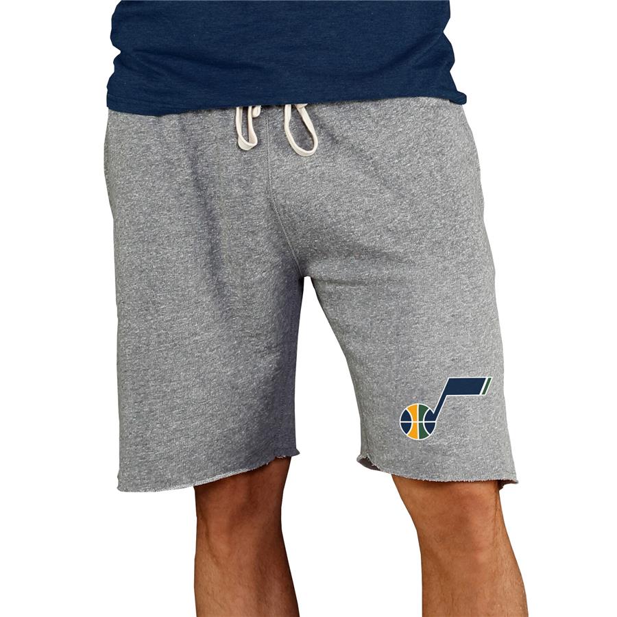 Utah Jazz Concepts Sport Mainstream Terry Shorts - Gray