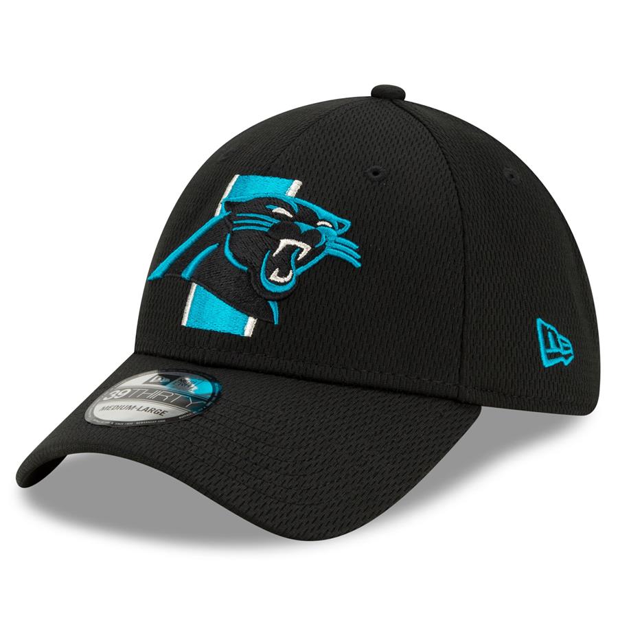 Carolina Panthers New Era 2021 NFL Training Camp 39THIRTY Flex Hat - Black