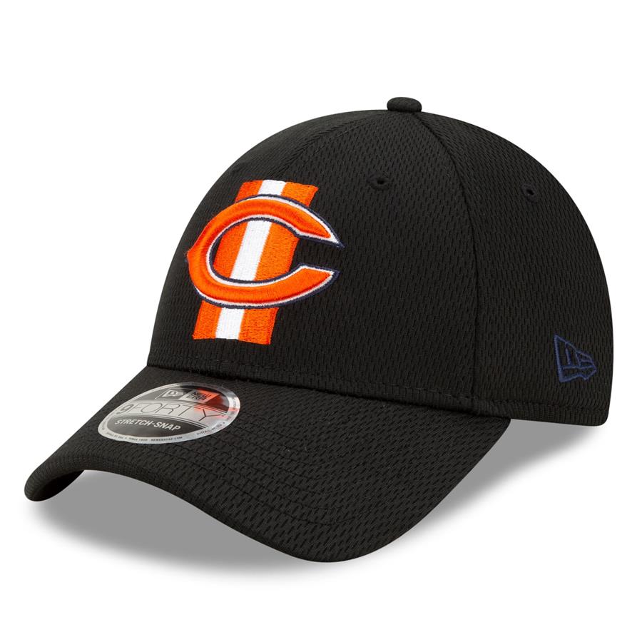 Chicago Bears New Era 2021 NFL Training Camp 9FORTY Adjustable Hat - Black