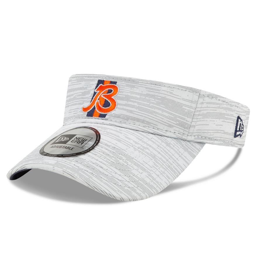 Chicago Bears New Era 2021 NFL Training Camp Official Alternate Logo Visor - Gray
