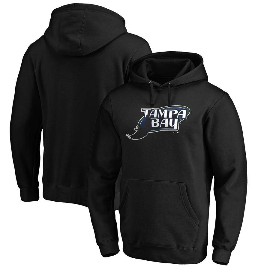 Худи Tampa Bay Rays Fanatics Branded Cooperstown Collection Huntington Logo (чёрный)