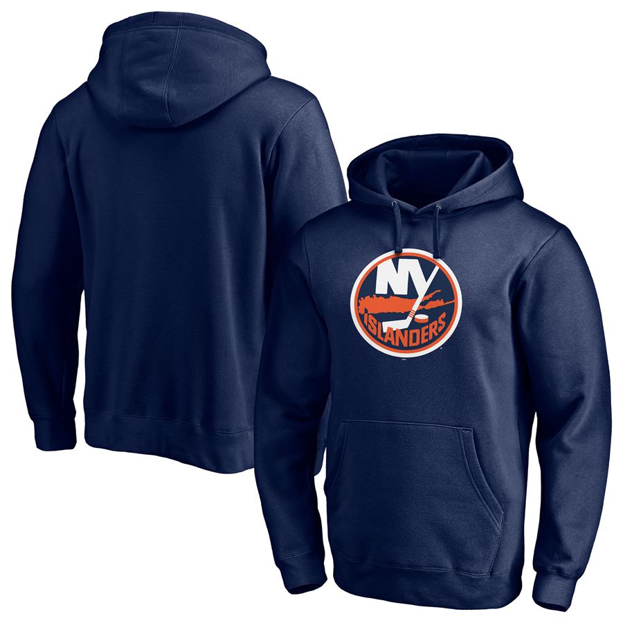 New York Islanders Fanatics Branded Special Edition Primary Logo Pullover Hoodie - Navy