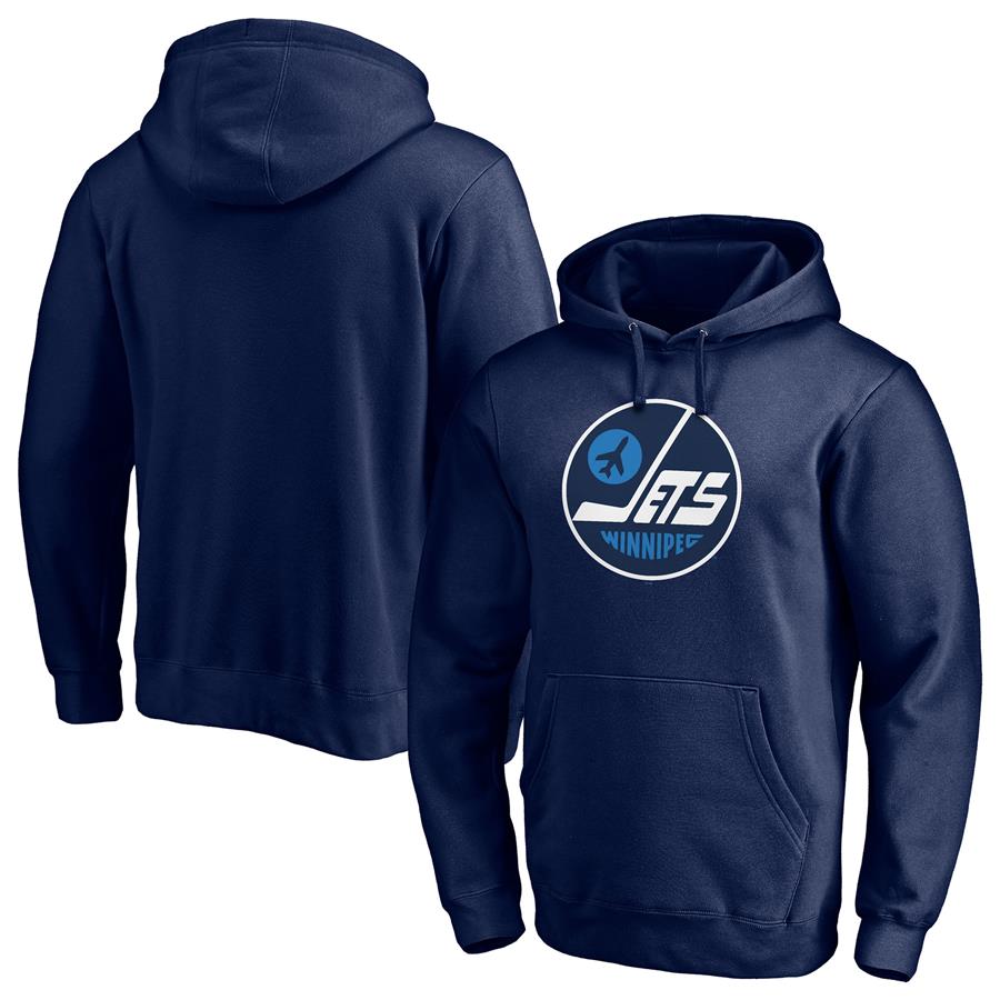 Winnipeg Jets Fanatics Branded Special Edition Primary Logo Pullover Hoodie - Navy