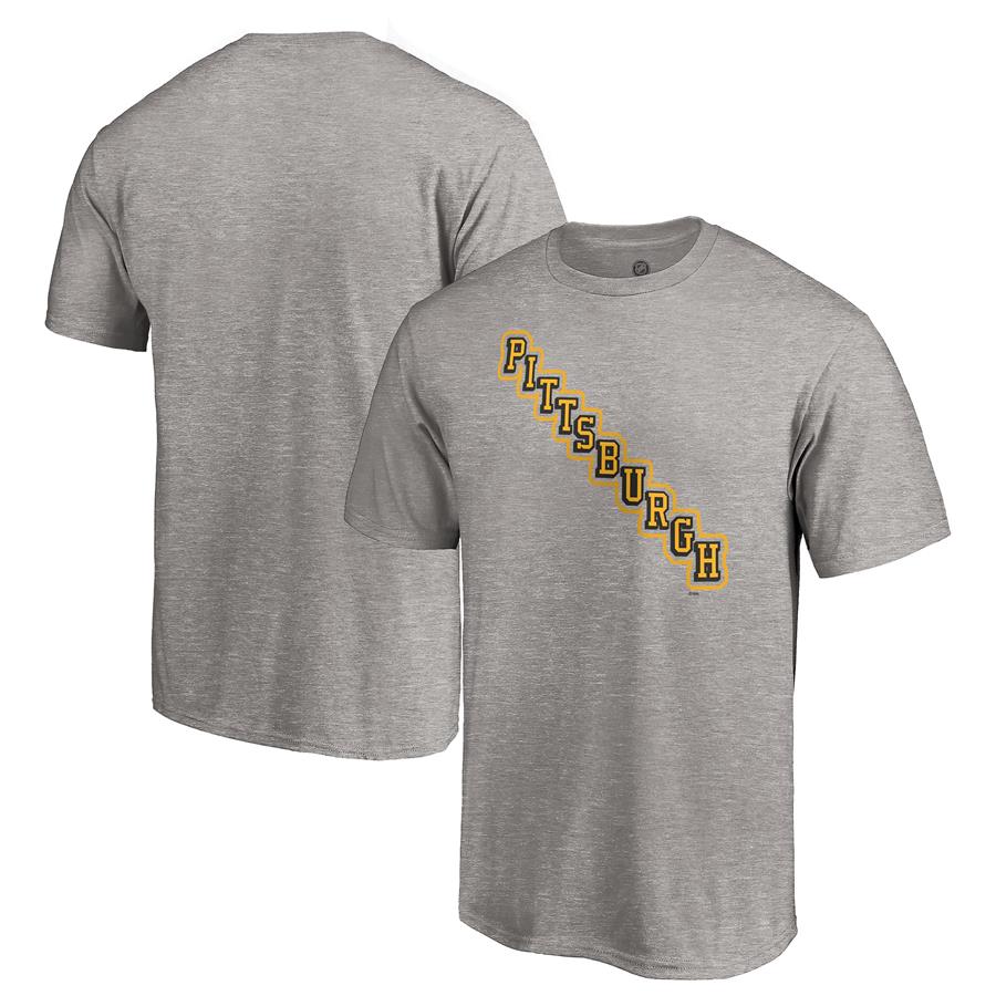 Pittsburgh Penguins Fanatics Branded Special Edition Secondary Logo T-Shirt - Heather Gray