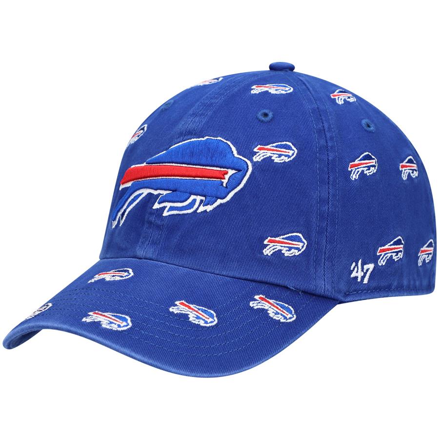 Buffalo Bills '47 Women's Repeat Confetti Clean Up Adjustable Hat - Royal