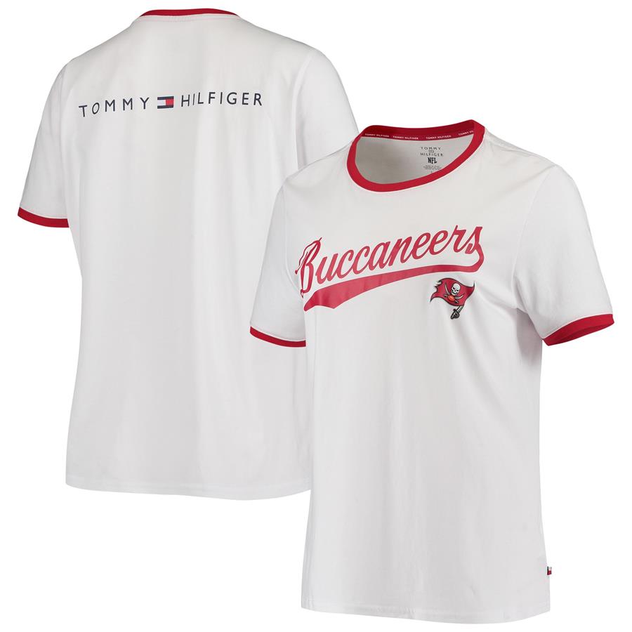 Tampa Bay Buccaneers Tommy Hilfiger Women's Script T-Shirt - White