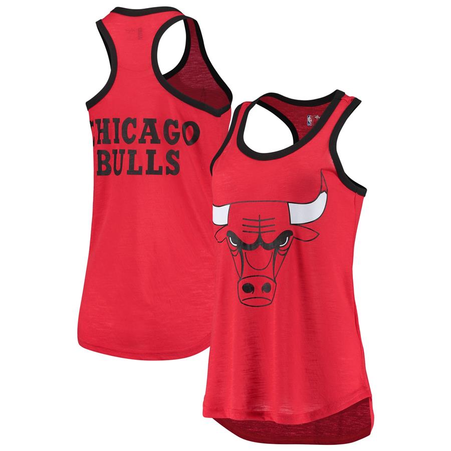 Chicago Bulls G-III 4Her by Carl Banks Women's Showdown Burnout Tank Top - Red