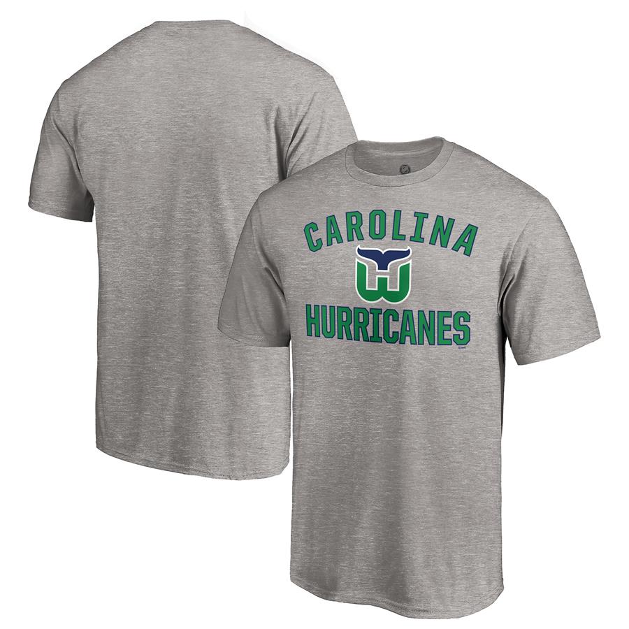 Carolina Hurricanes Fanatics Branded Special Edition Victory Arch T-Shirt - Heather Gray