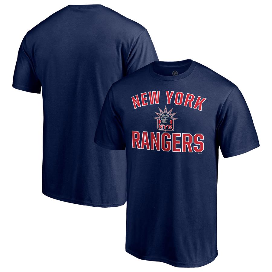 New York Rangers Fanatics Branded Special Edition Victory Arch T-Shirt - Navy