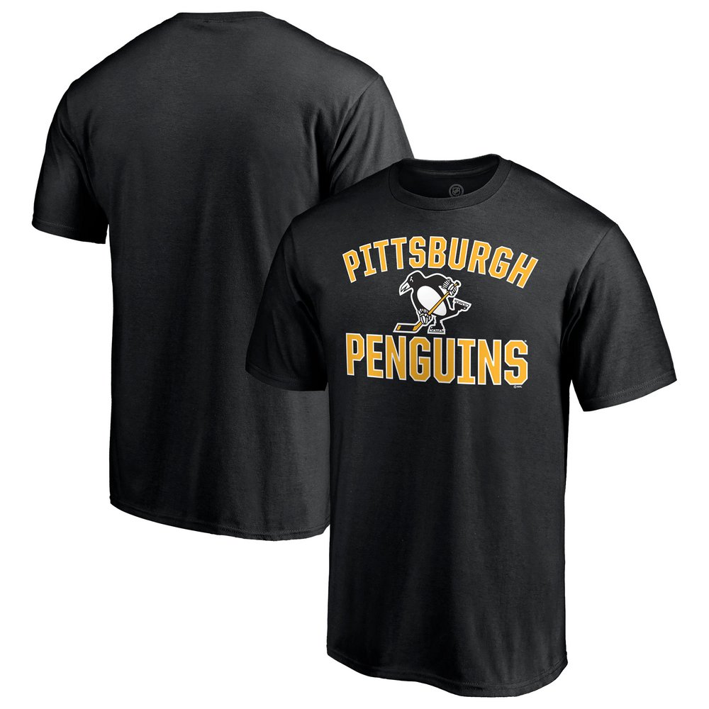 Pittsburgh Penguins Fanatics Branded Special Edition Victory Arch T-Shirt - Black