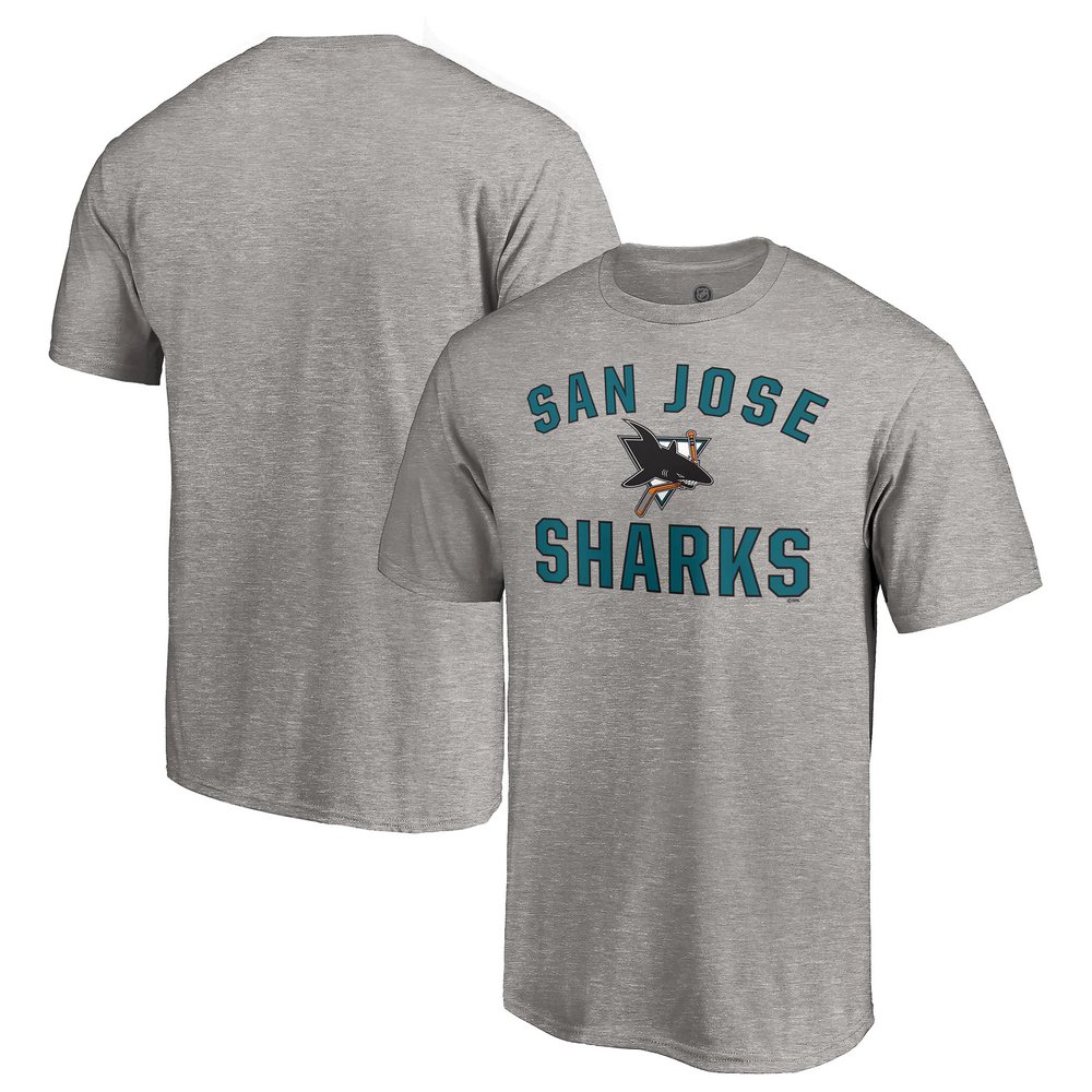 Футболка San Jose Sharks Fanatics Branded Special Edition Victory Arch (серый меланж)