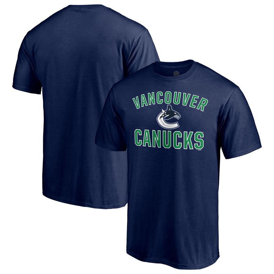 Vancouver Canucks Fanatics Branded Special Edition Victory Arch T-Shirt - Navy