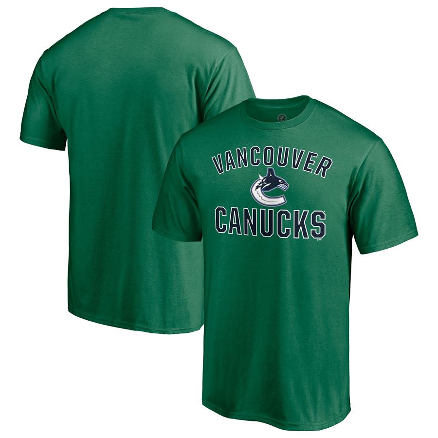 Vancouver Canucks Fanatics Branded Special Edition Victory Arch T-Shirt - Green