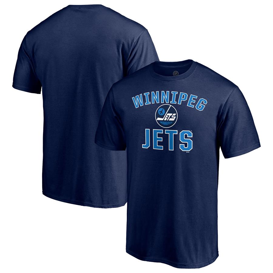 Winnipeg Jets Fanatics Branded Special Edition Victory Arch T-Shirt - Navy
