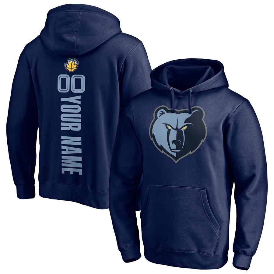 Худи Memphis Grizzlies Fanatics Branded Playmaker Personalized Name & Number (тёмно-синий)