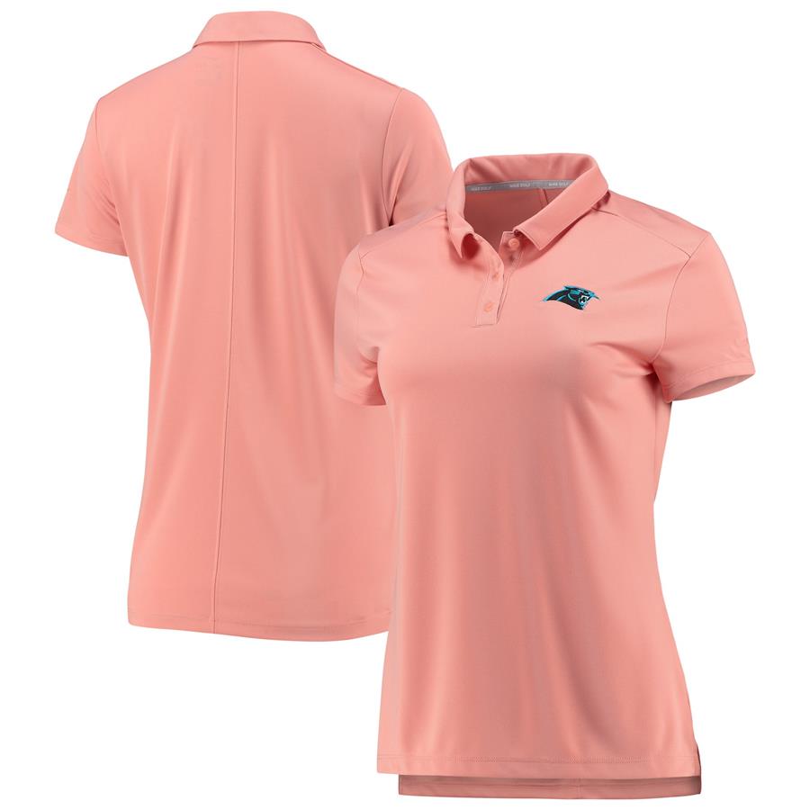 Carolina Panthers Nike Women's Performance Polo - Pink