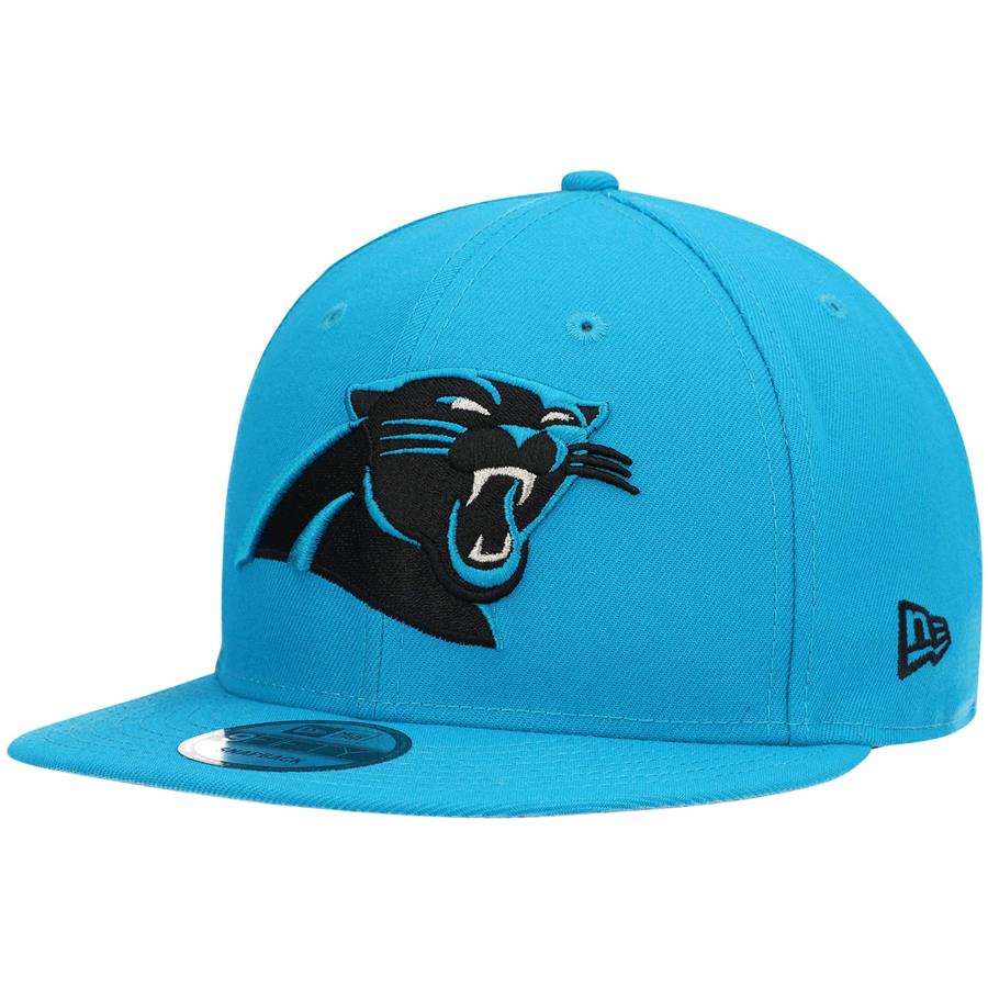 Carolina Panthers New Era Clear Feat 9FIFTY Snapback Hat - Blue