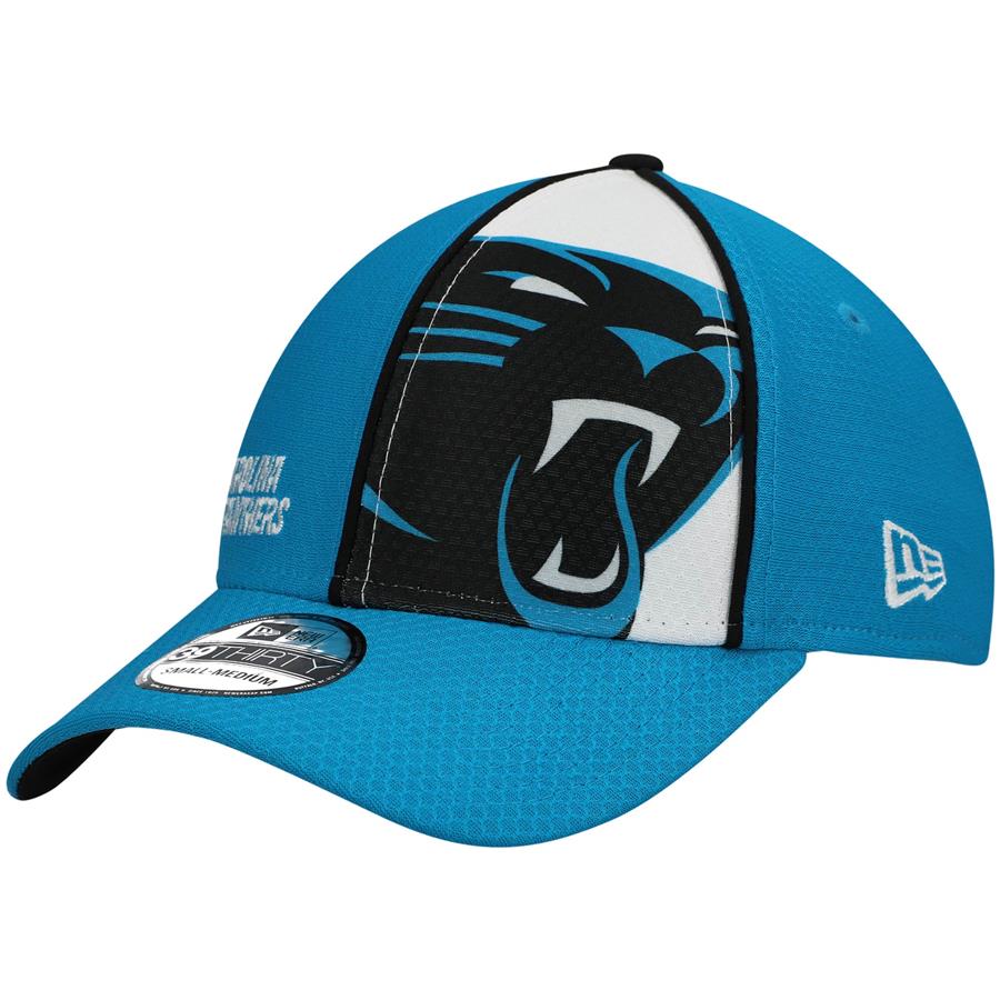 Carolina Panthers New Era Panel 39THIRTY Flex Hat - Blue
