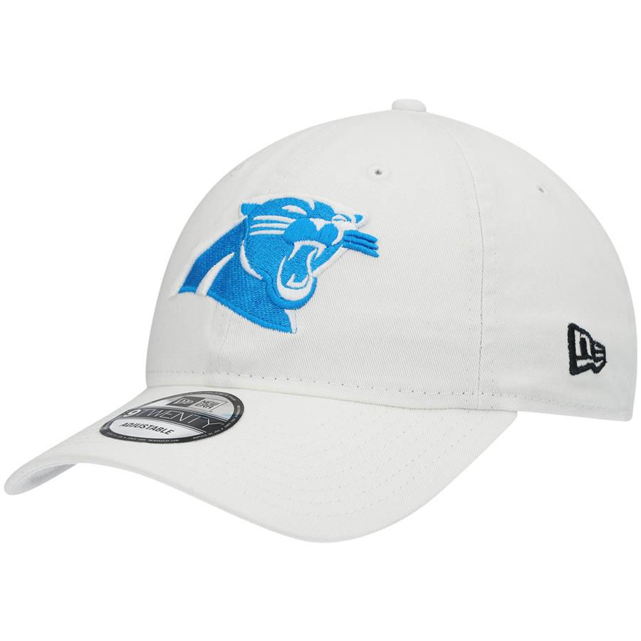 Carolina Panthers New Era Core Classic 9TWENTY Adjustable Hat - White