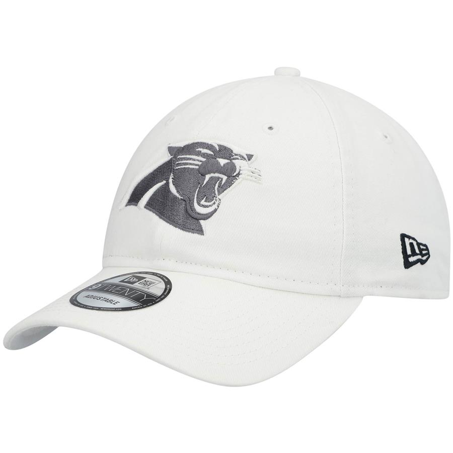 Carolina Panthers New Era Team Core Classic 9TWENTY Adjustable Hat - White