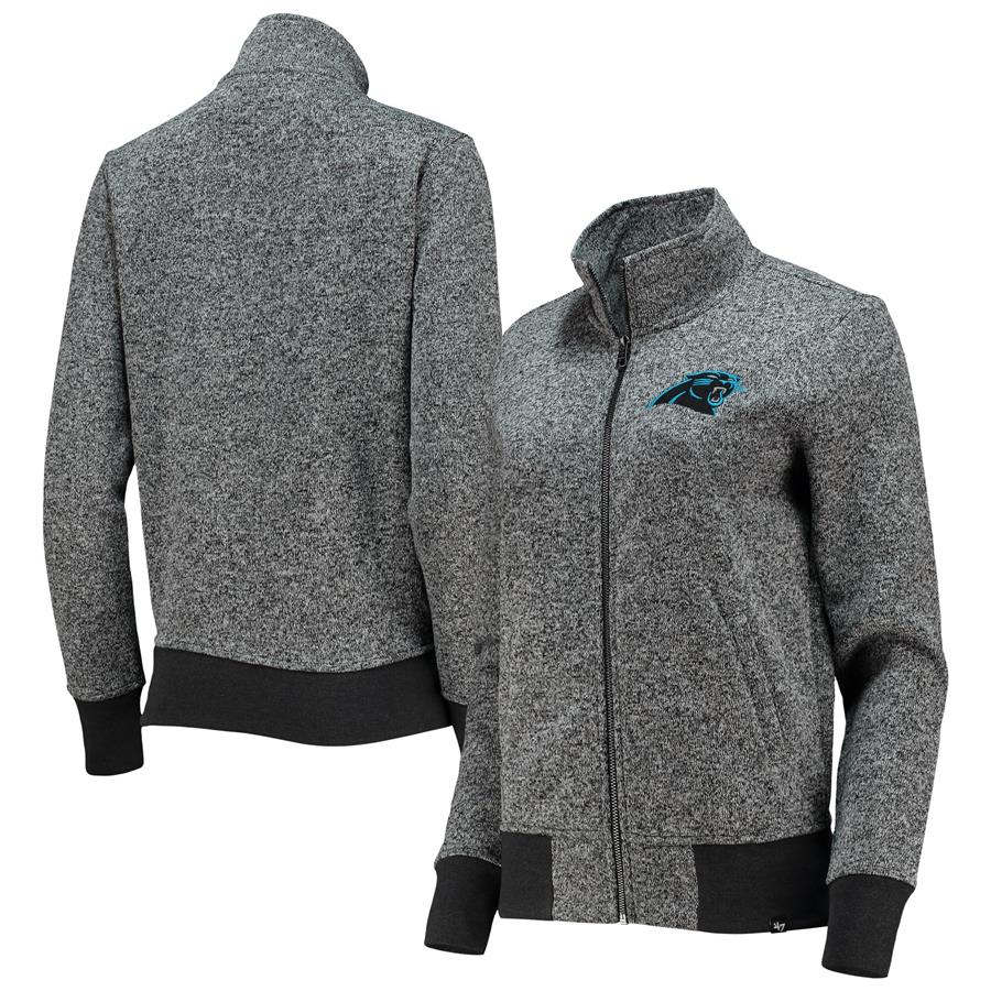 Carolina Panthers '47 Women's Kodiak Full-Zip Jacket - Charcoal