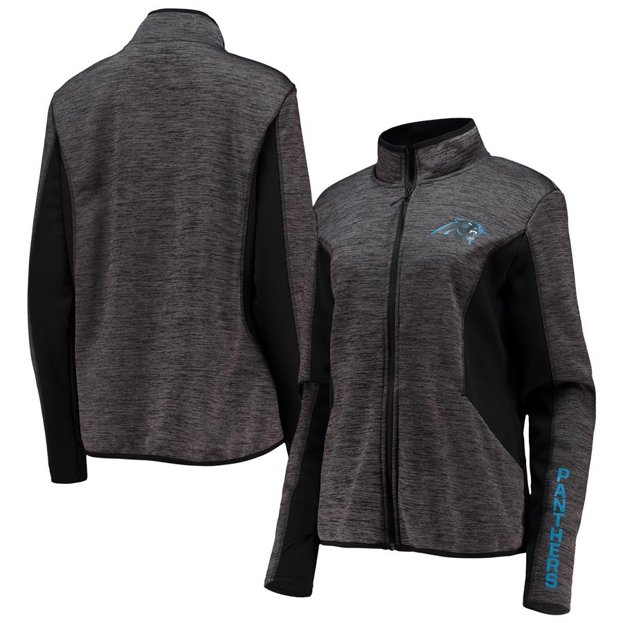 Carolina Panthers G-III Sports by Carl Banks Defense Full-Zip Jacket - Black