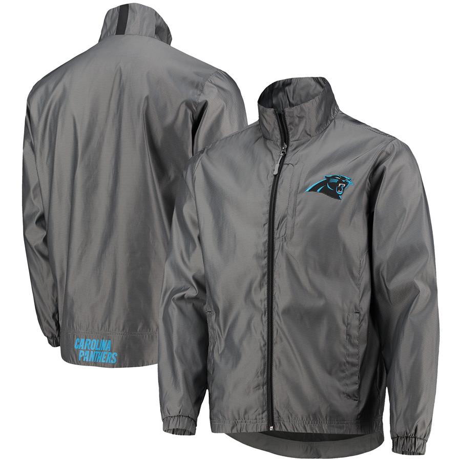 Carolina Panthers G-III Sports by Carl Banks Executive Full-Zip Jacket - Charcoal