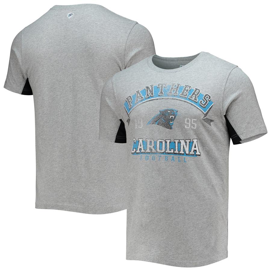 Carolina Panthers G-III Sports by Carl Banks Women's Power Sweep T-Shirt - Gray
