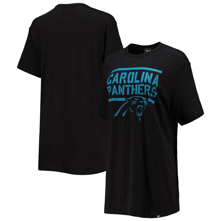 Carolina Panthers '47 Women's Scrum Logo T-Shirt - Black
