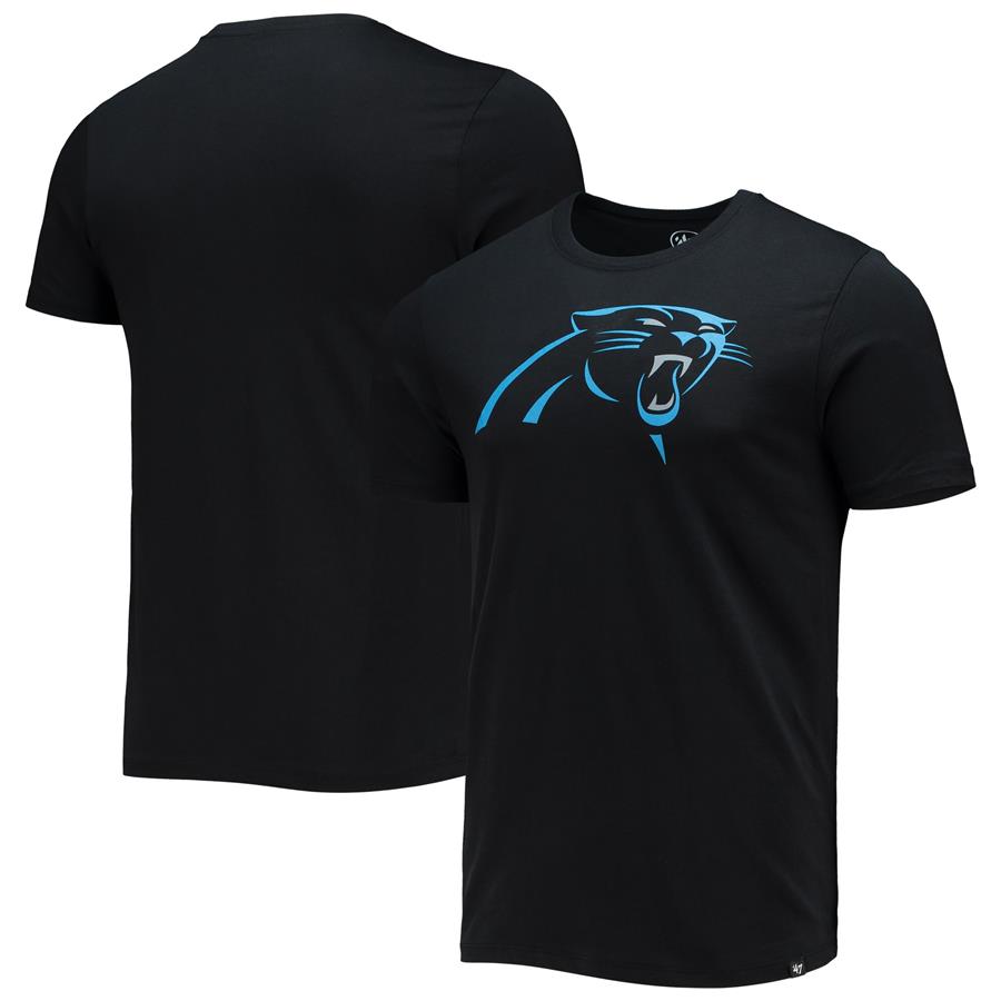 Carolina Panthers '47 Women's Super Rival T-Shirt - Black