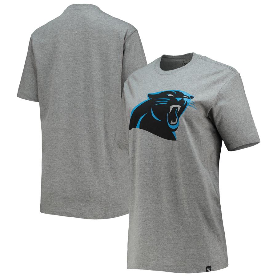 Carolina Panthers '47 Women's Super Rival T-Shirt - Gray