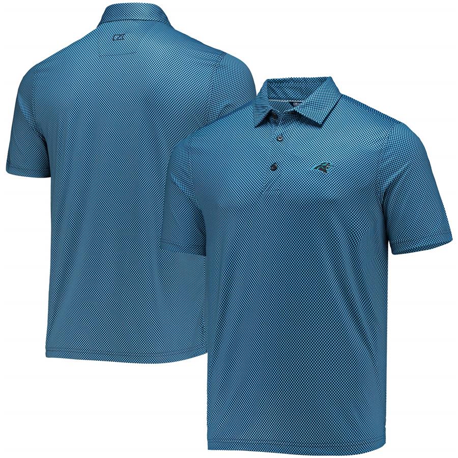 Carolina Panthers Cutter & Buck Pennant Polo - Navy