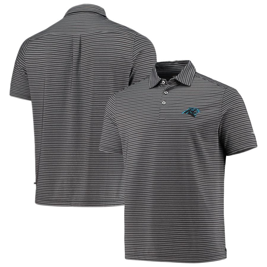 Carolina Panthers Tommy Bahama Rico Polo - Black