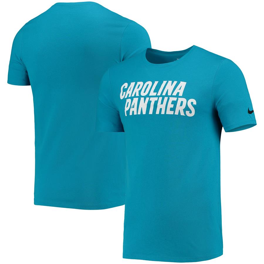 Carolina Panthers Nike Legend Wordmark Performance T-Shirt - Blue