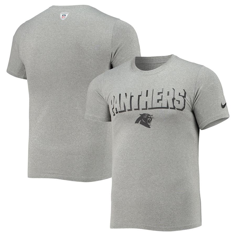 Carolina Panthers Nike Legend Lift Reveal Performance T-Shirt - Gray