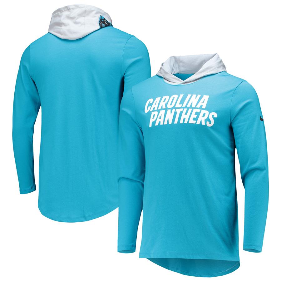 Carolina Panthers Nike Helmet Performance Long Sleeve T-Shirt - Blue