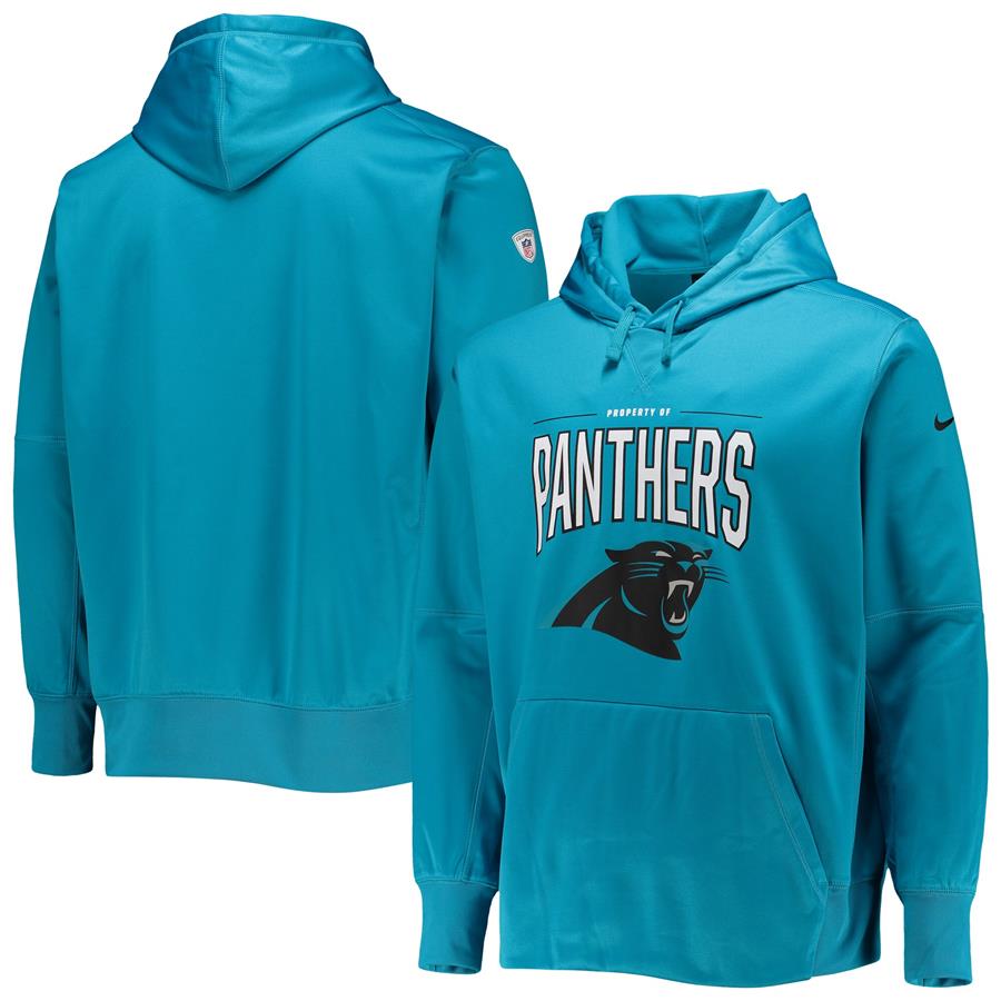 Carolina Panthers Nike Performance Pullover Hoodie II - Blue