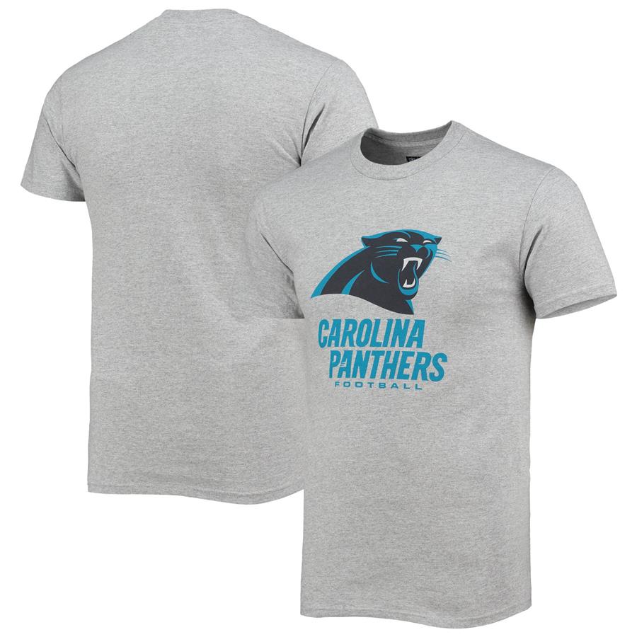 Carolina Panthers Fanatics Branded Victory T-Shirt - Gray
