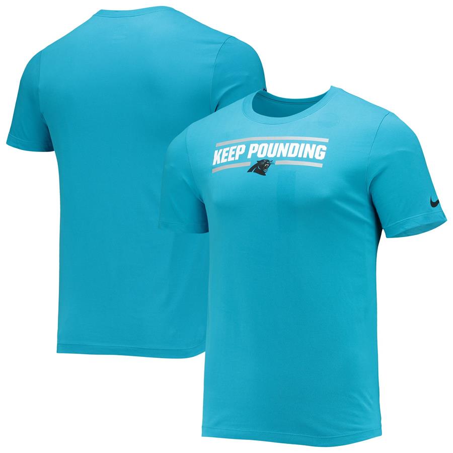 Carolina Panthers '47 Keep Pounding Performance T-Shirt - Blue